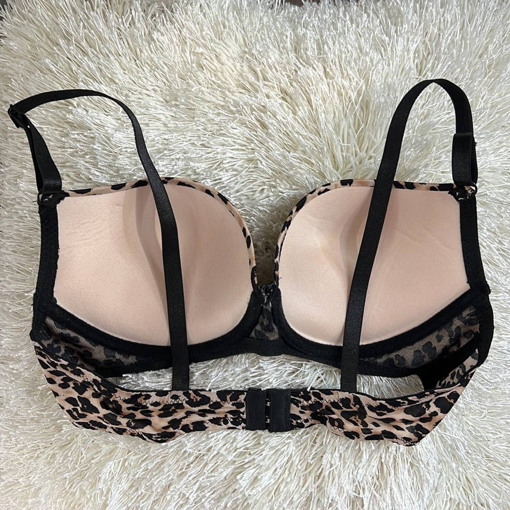 Jennifer Leopard Print Push-Up Bra - image 7